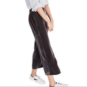 Velvet pull on Madewell pants NWT size small